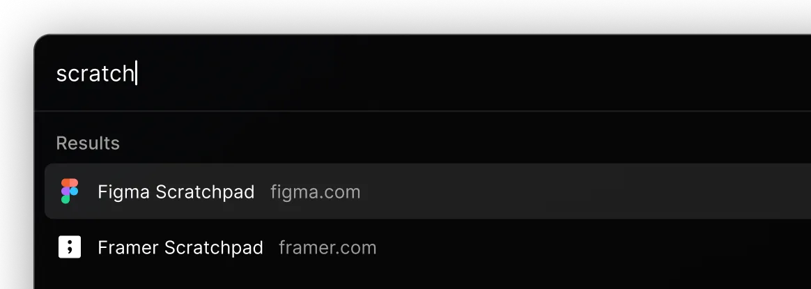 Raycast Quicklinks — custom URL shortcuts with parameters